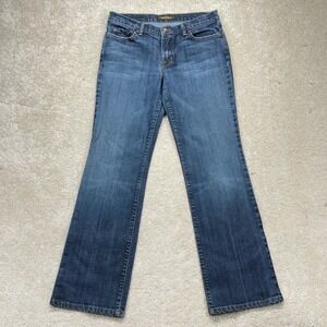 David Kahn‎ Jeanswear Bootcut Jeans Women 10 Blue Denim Stretch Made in USA